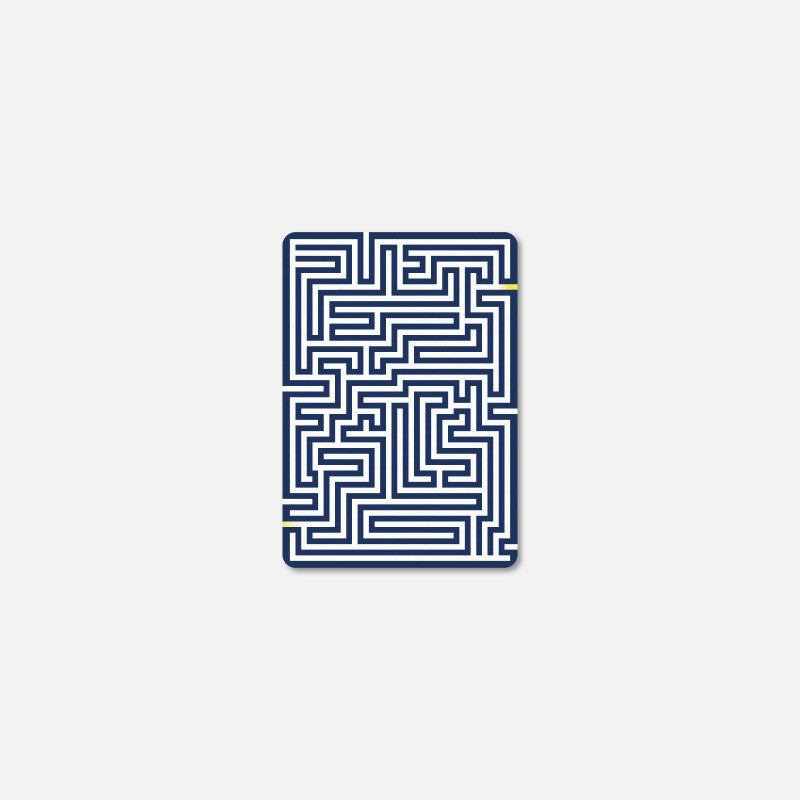 Carte postale - labyrinthe