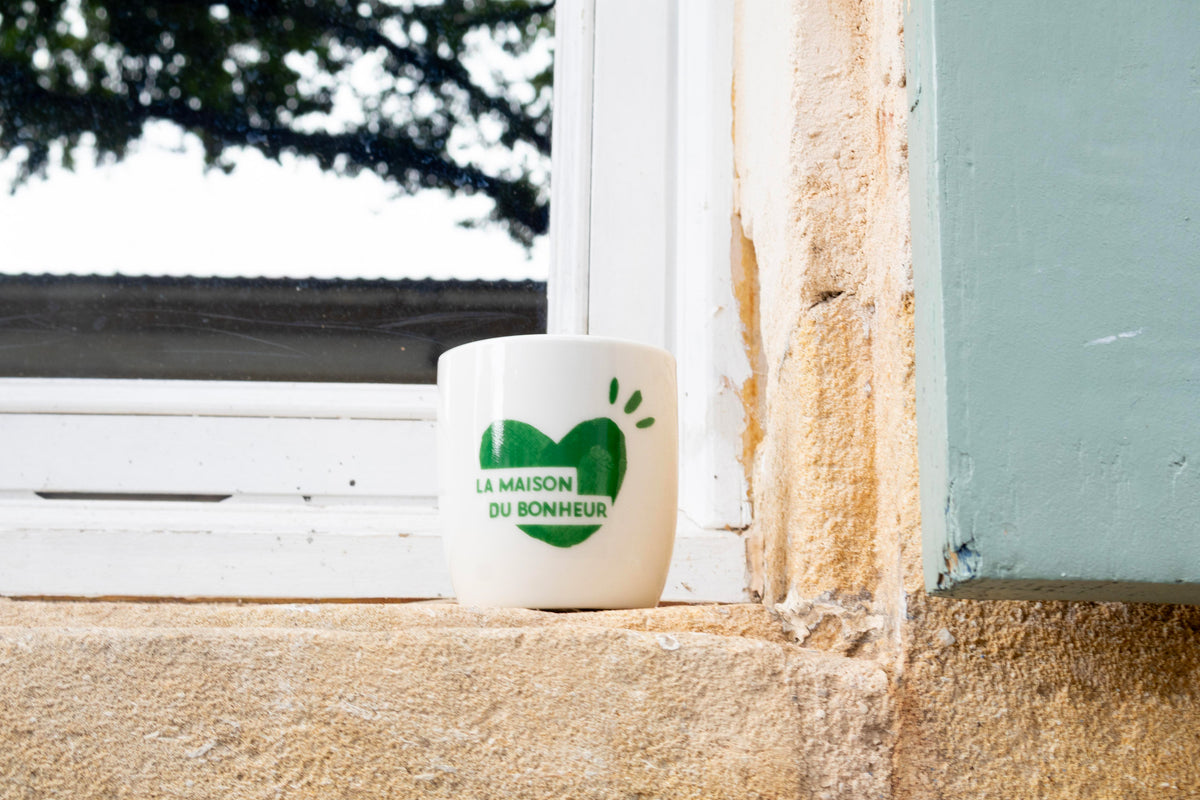 La bougie tasse La maison du bonheur - vert