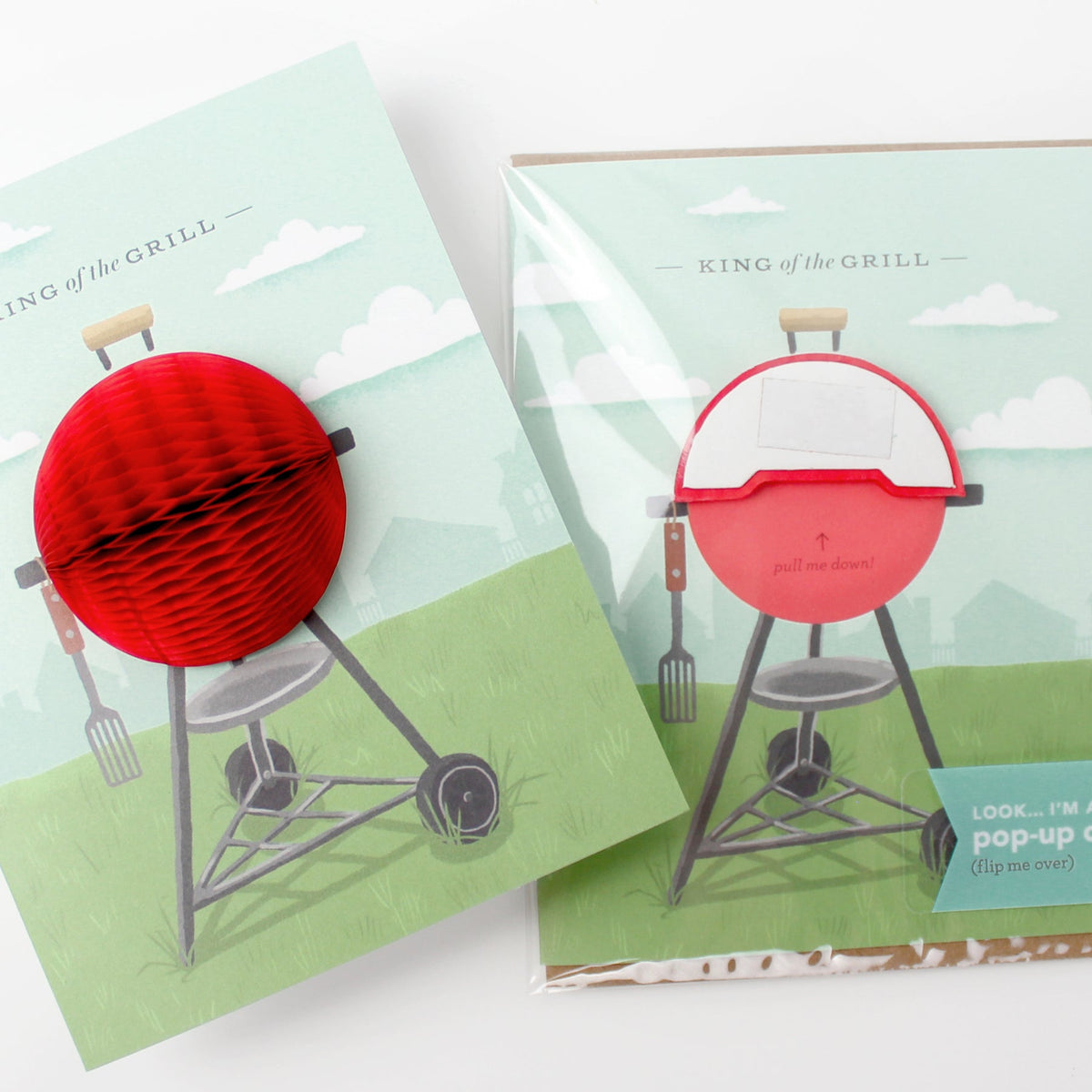 Pop up Card King of the Grill