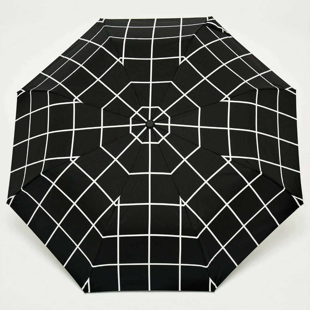Parapluie Compact Grille Noire