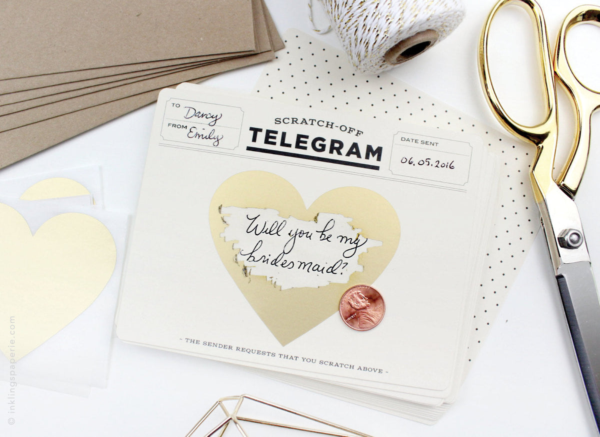 Scratch-off Card Classic Telegram