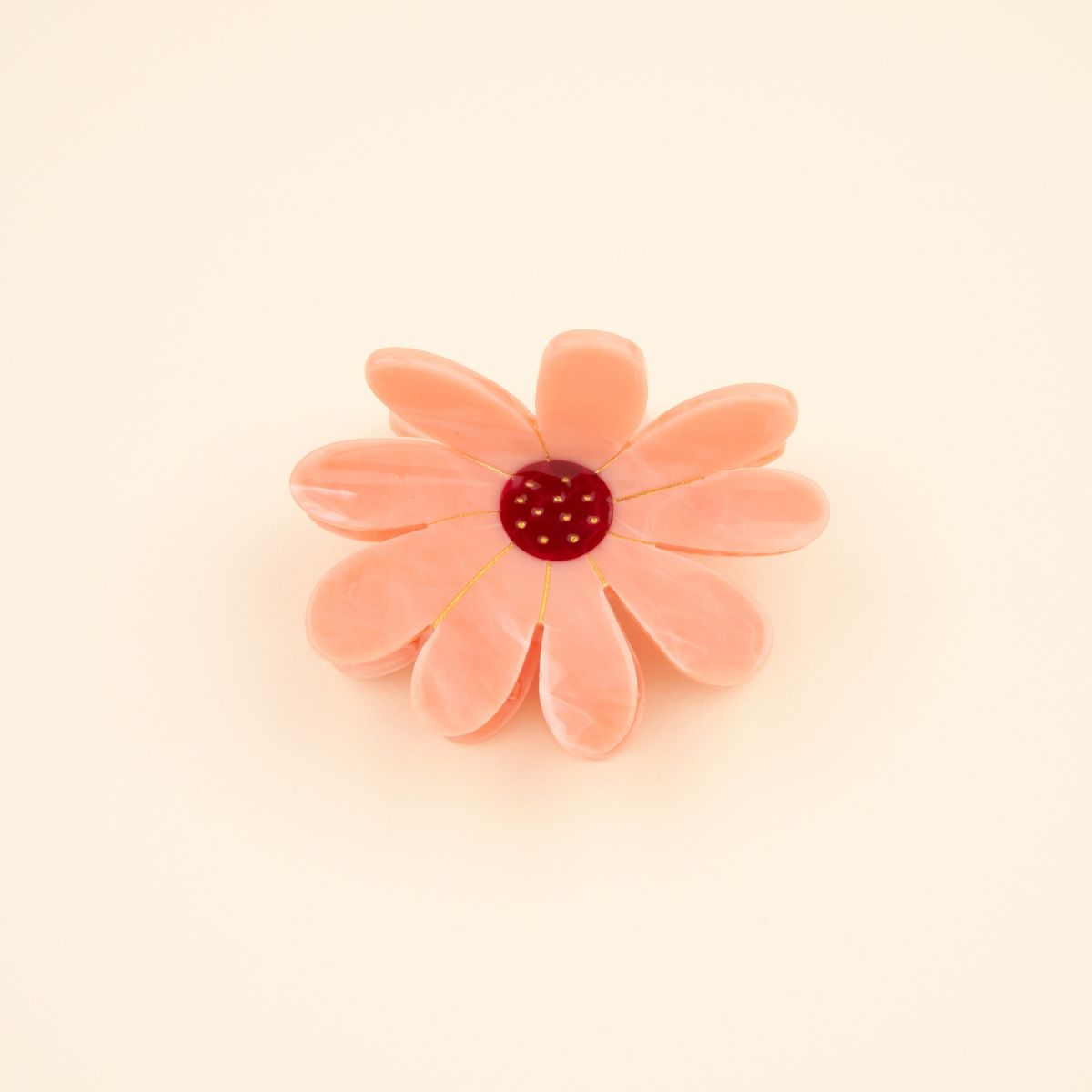 Pince à cheveux Coucou Suzette Fleur Rose