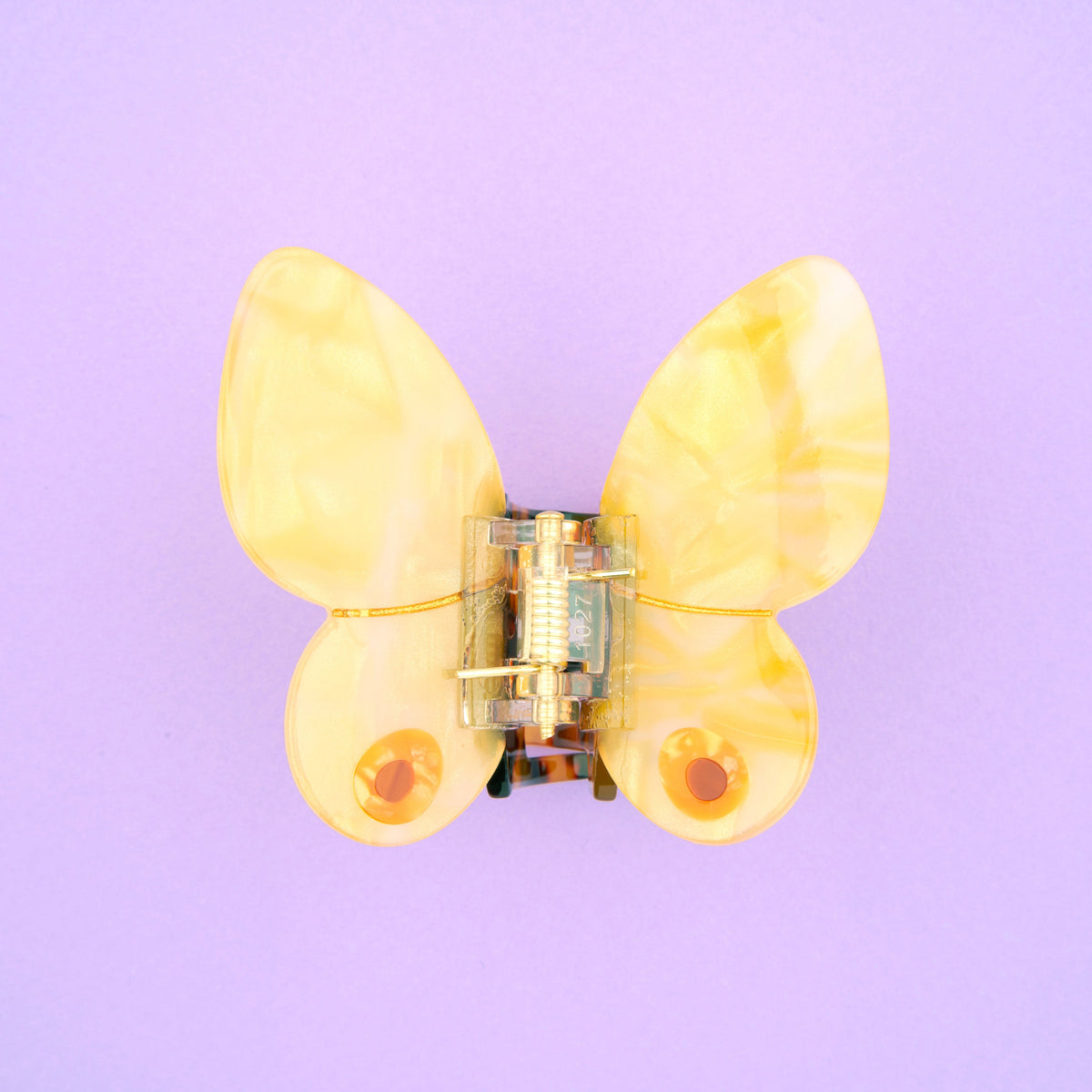 Pince à cheveux Coucou Suzette Papillon Jaune