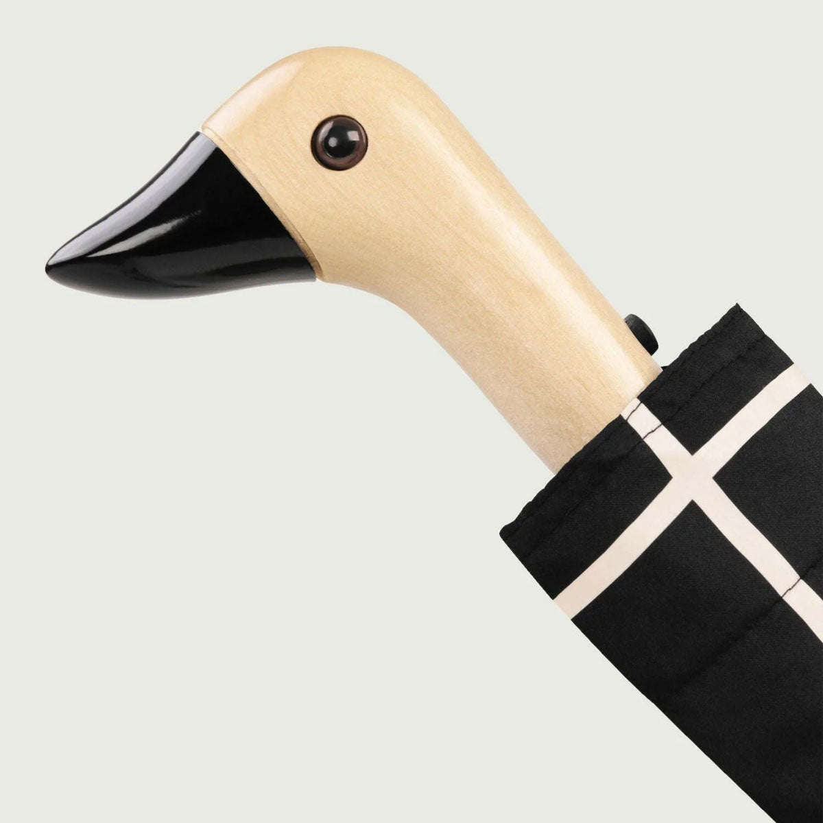Parapluie Compact Grille Noire