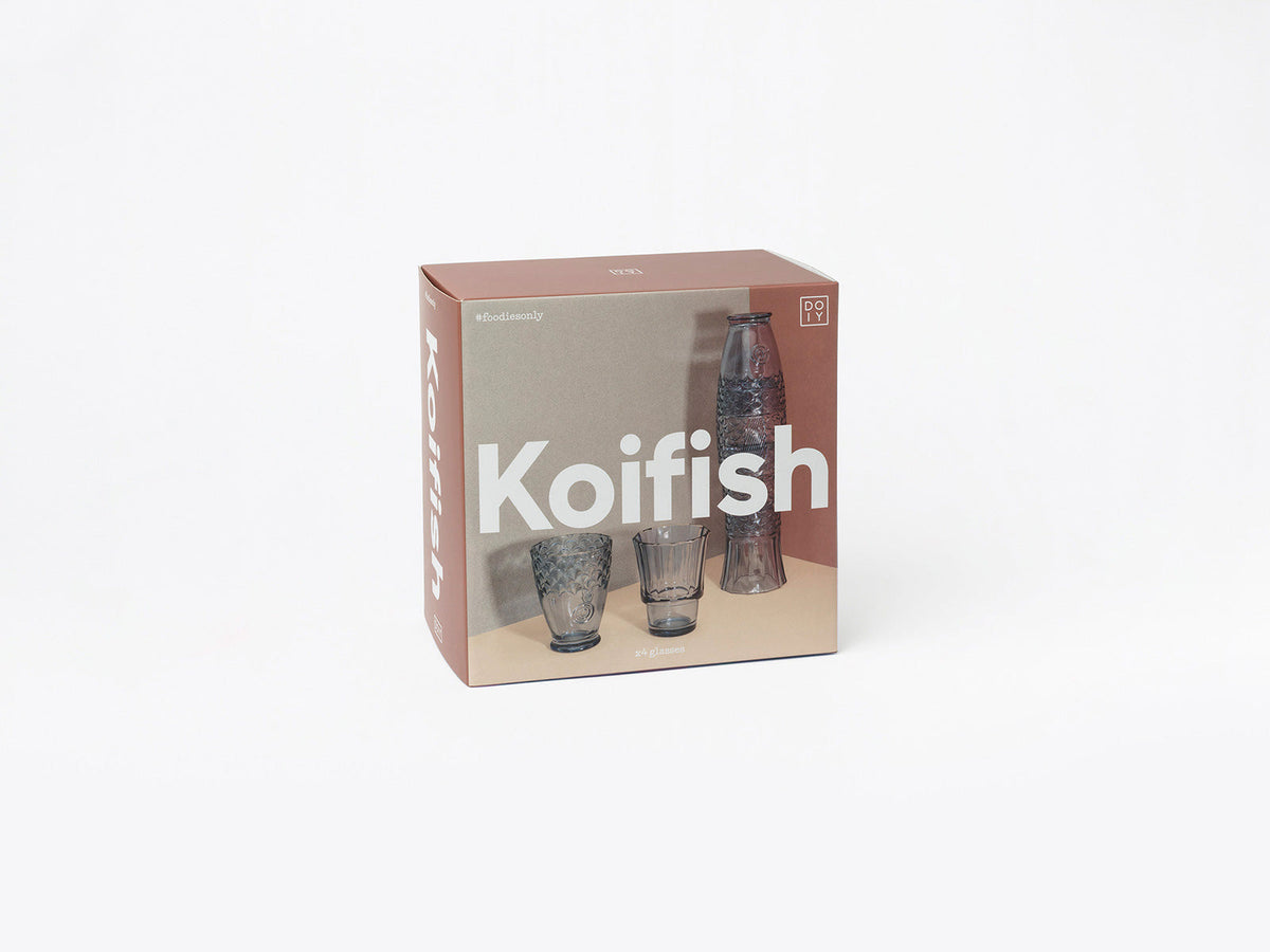 DOIY, Stackable Glasses, L, Koifish, Blu