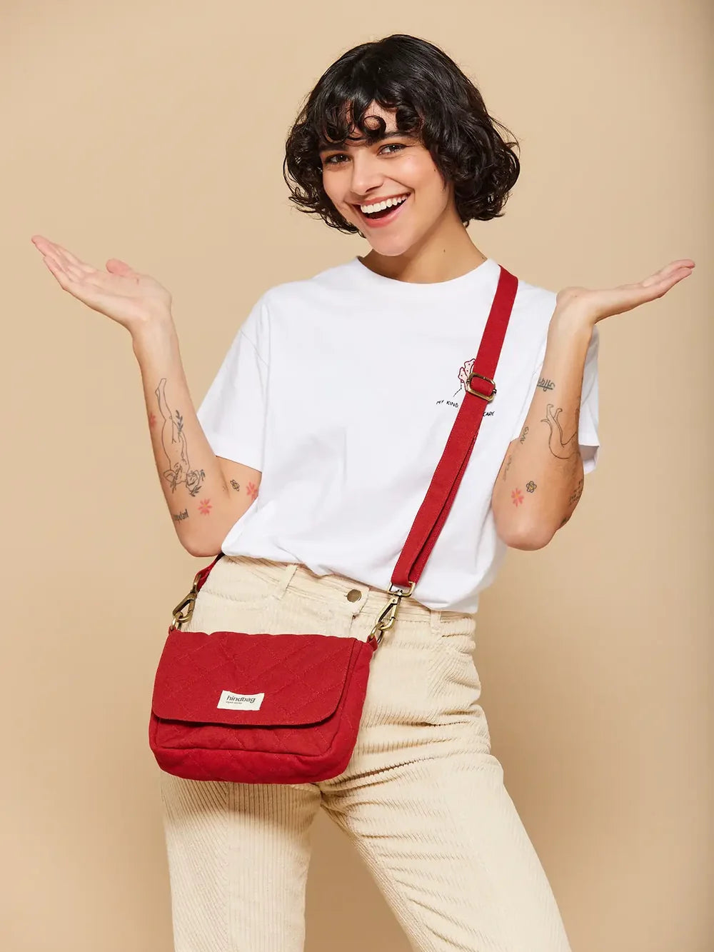 Sac matelassé Margault Terracotta