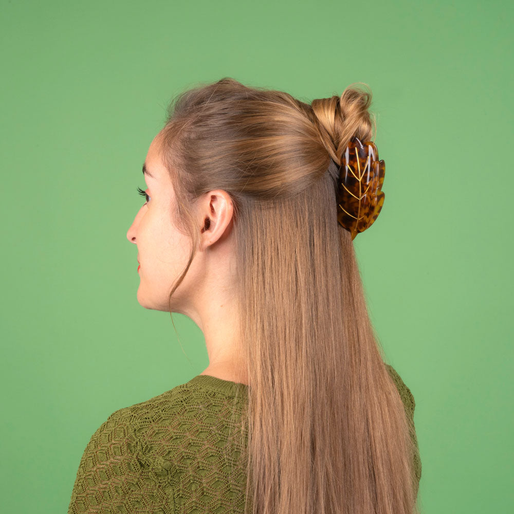 Pince à cheveux Coucou Suzette Feuille