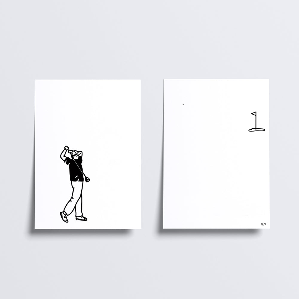 Duo affiche a4 golf