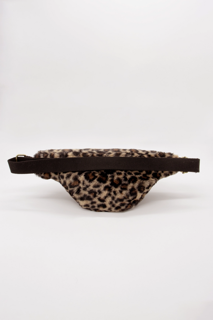Sac banane Olivia fausse fourrure Léopard