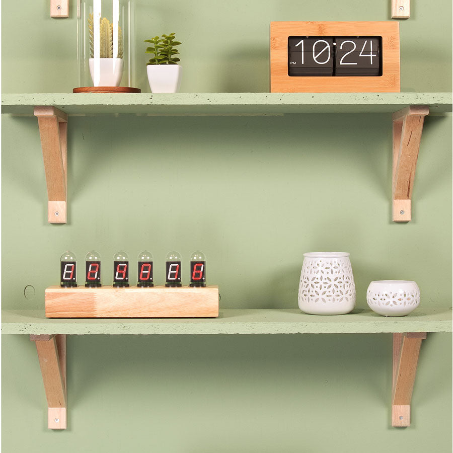 Table-Clock-Cathode-Oak / Table Clock Cathode Oak