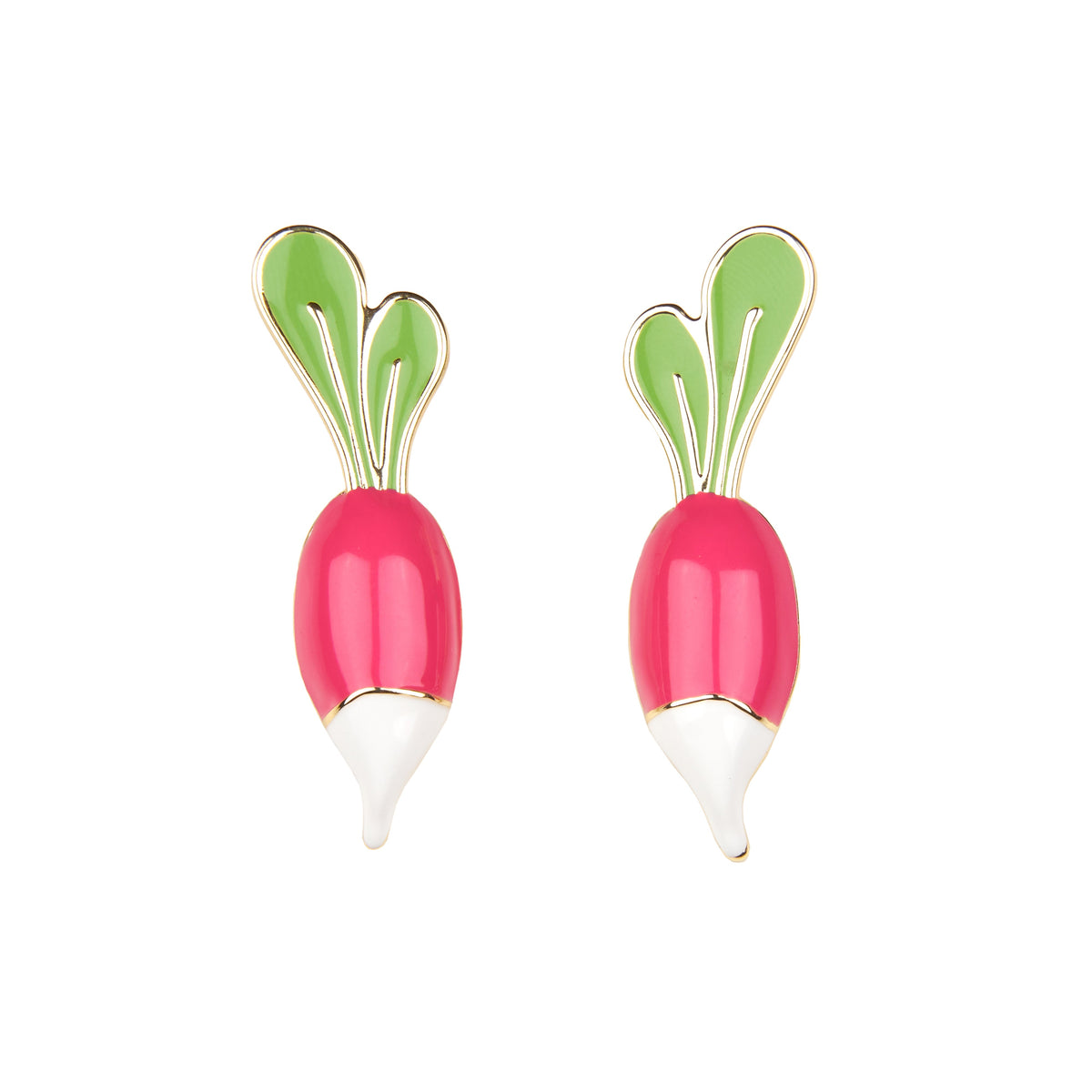 Boucles d'oreilles Radis