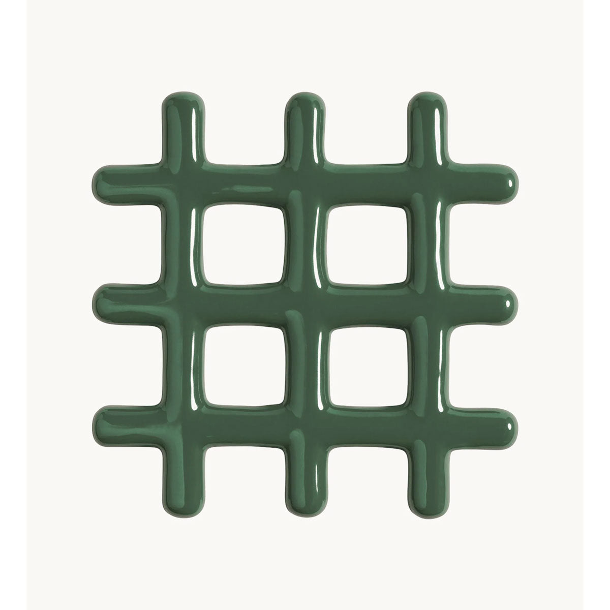 Trivet grid green - Dessous de plat